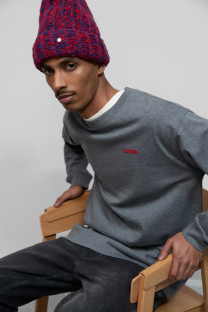 LONG SLEEVE T-SHIRT DARK GREY MELANGE