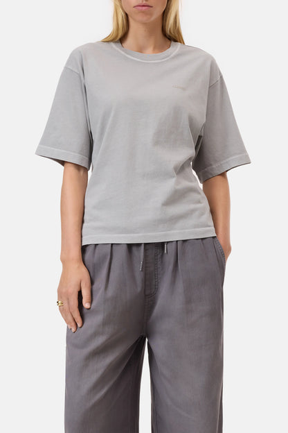 RELAXED T-SHIRT SCHLAMMGRAU