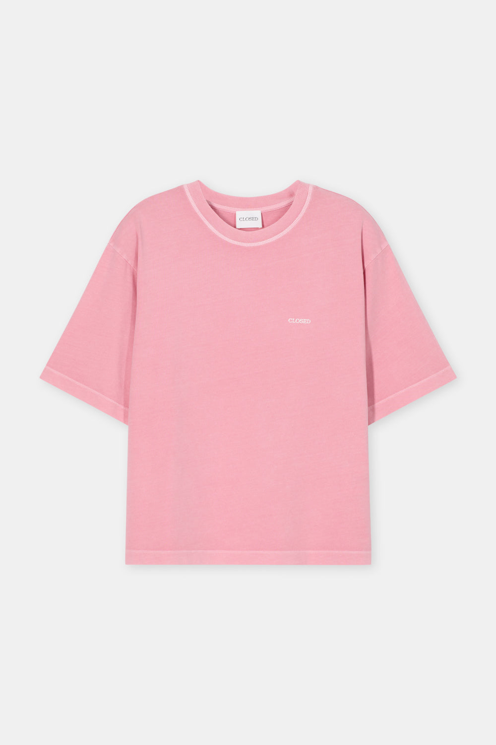 Relaxed T-shirt peony pink