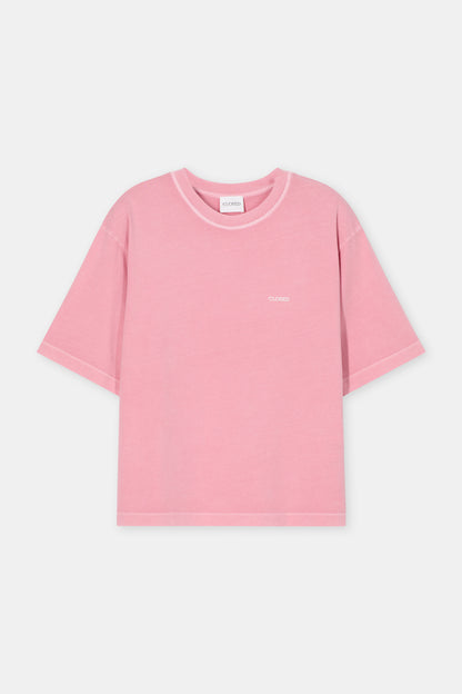 Relaxed T-shirt peony pink