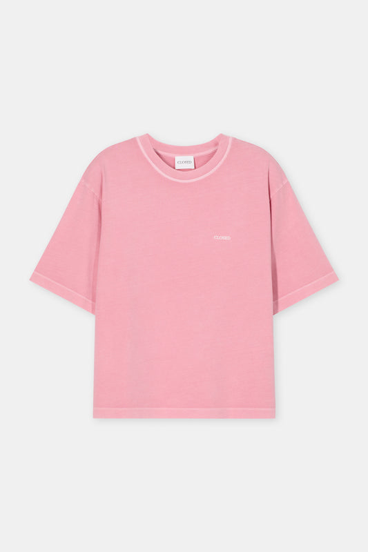 RELAXED T-SHIRT PEONY PINK