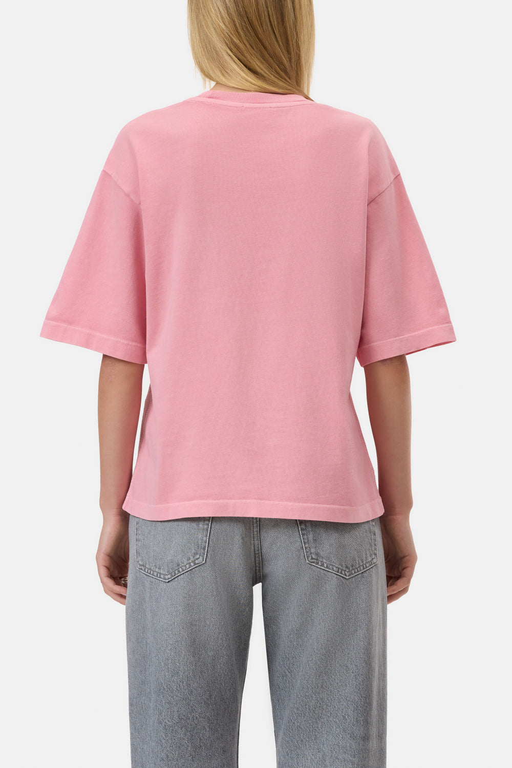 Relaxed T-shirt peony pink