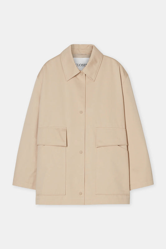 SHORT COAT DESERT BEIGE