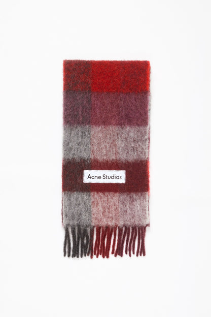 MID SCARF RED/BLACK