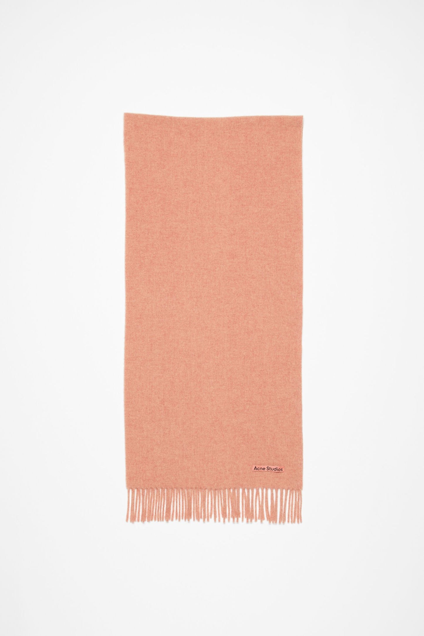 WOOL SCARF CARAMEL ROSE MELANGE