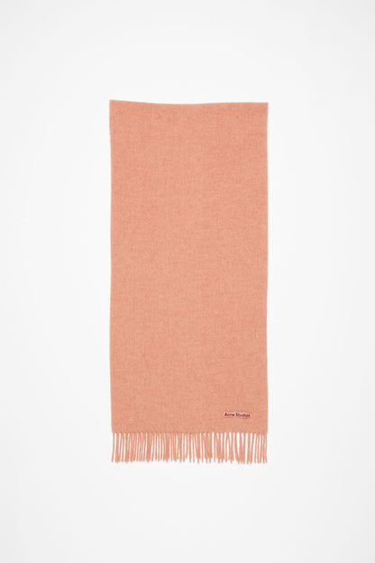 WOOL SCARF CARAMEL ROSE MELANGE