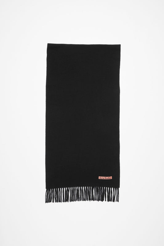 WOOL SCARF BLACK SMALL