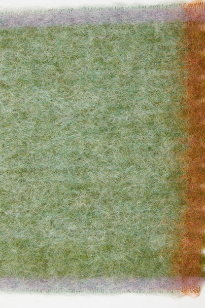 WOOL SCARF GRASS GREEN