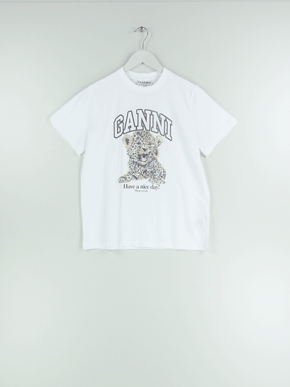 BASIC JERSEY LEOPARD RELAXED T-SHIRT LEOPARD