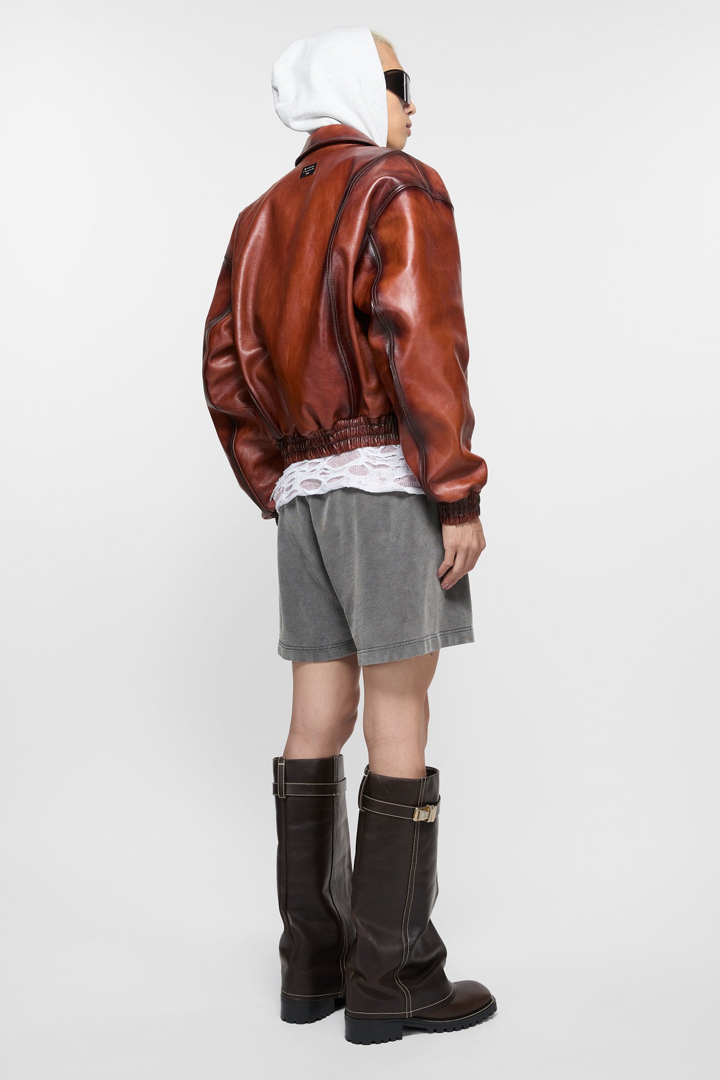 FLEECE SHORT FADED BLACK