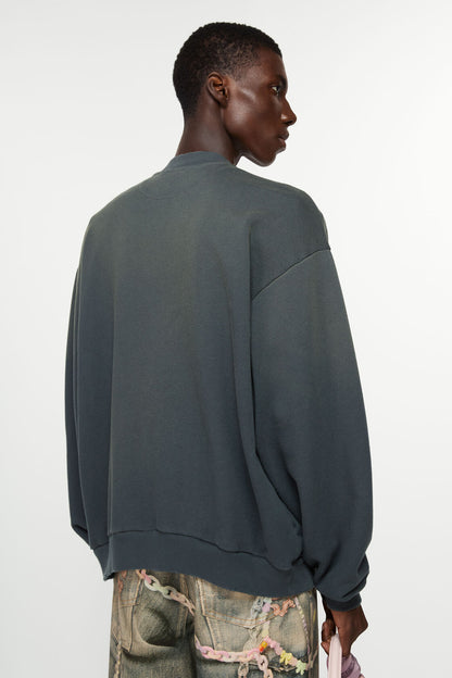 FULL ZIP SWEATER BLACK