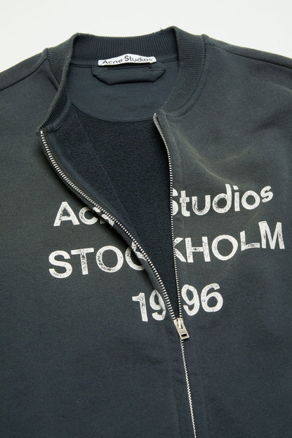FULL ZIP SWEATER BLACK