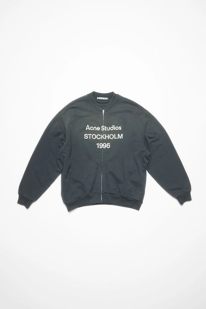 FULL ZIP SWEATER BLACK