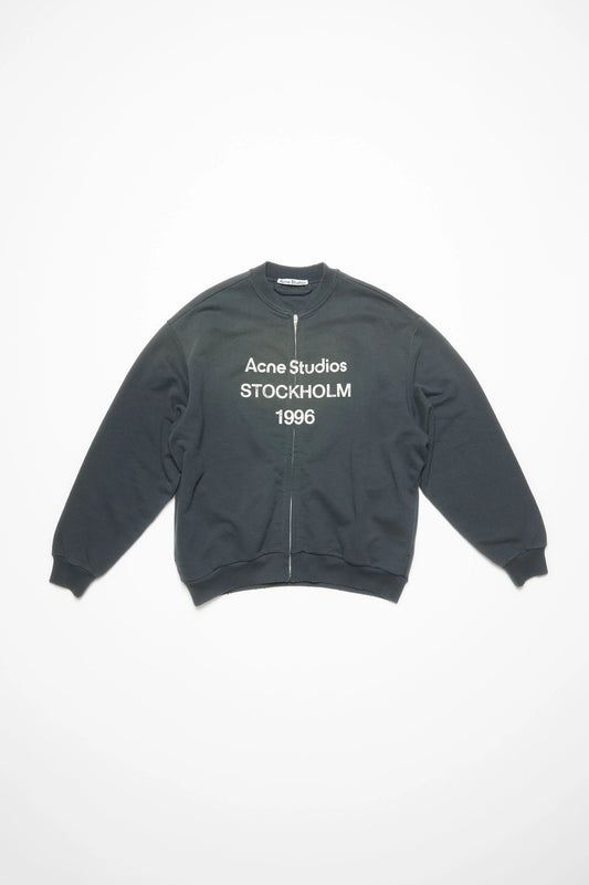 FULL ZIP SWEATER BLACK