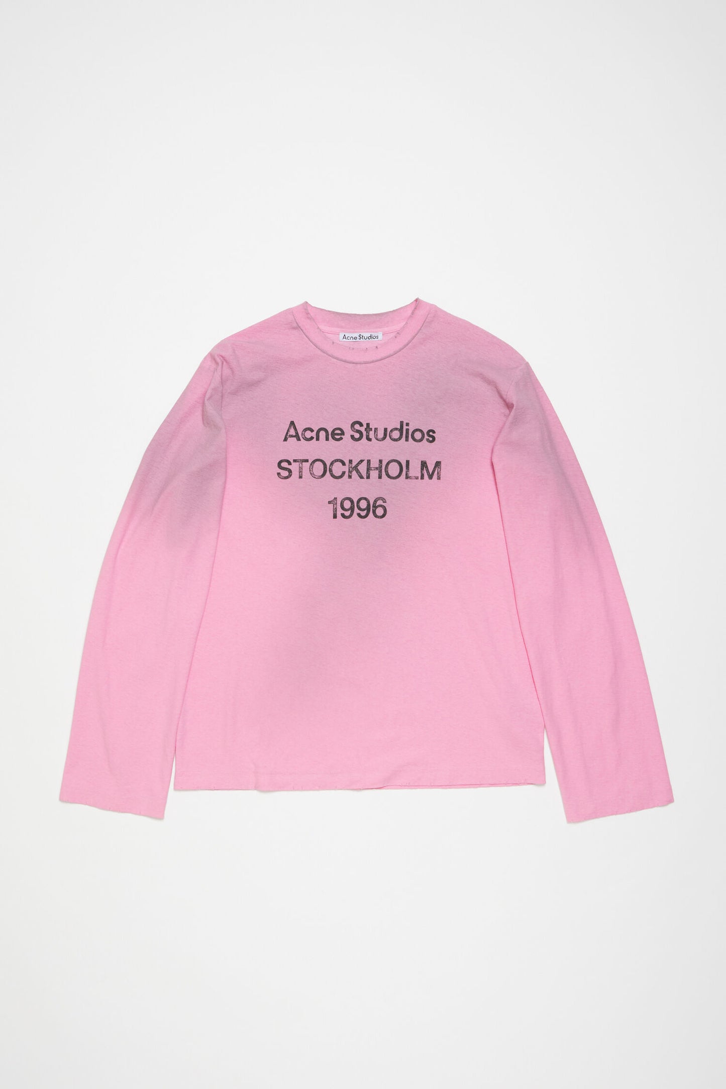 LONG SLEEVE T-SHIRT COTTON CANDY PINK