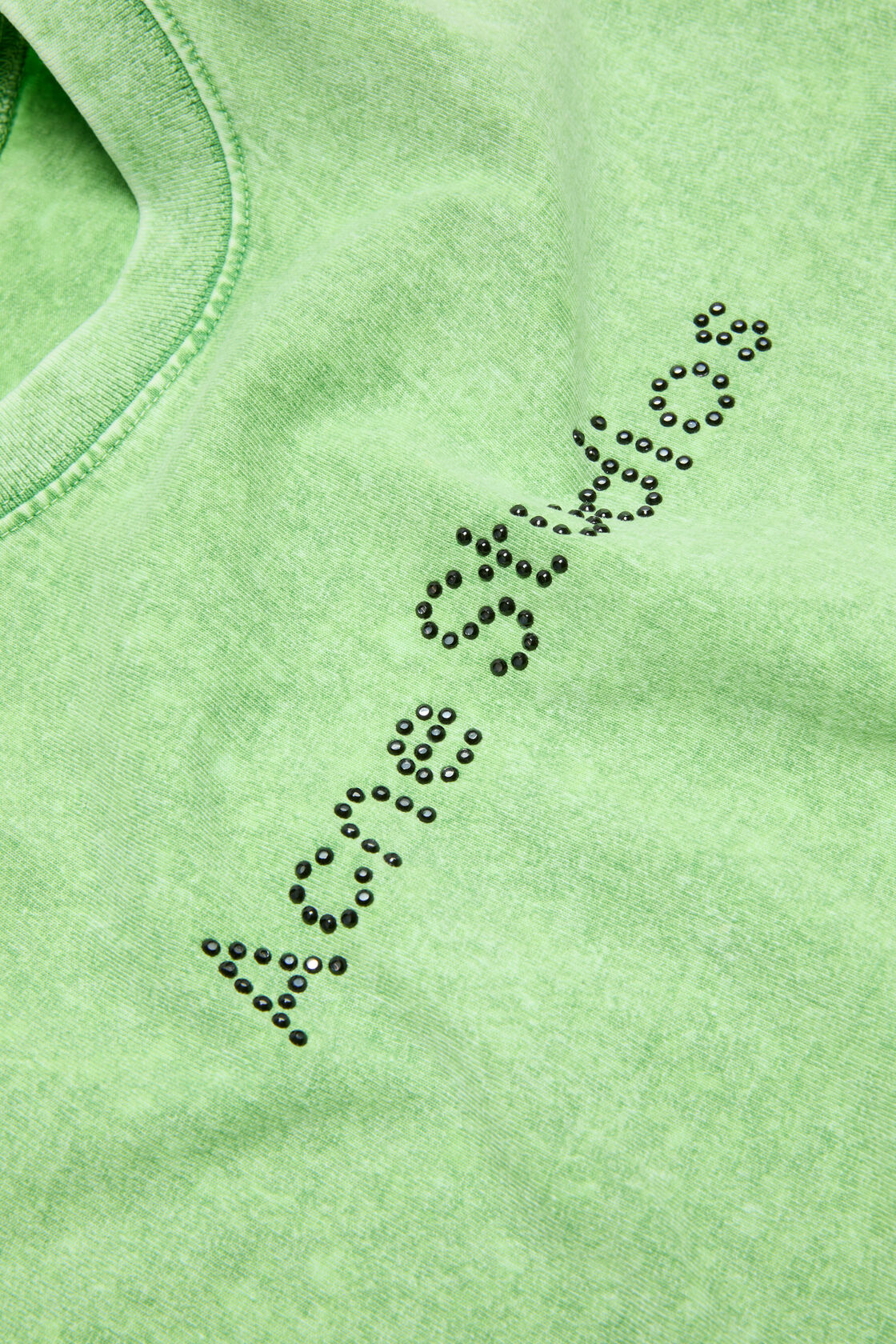 T-SHIRT BRIGHT GLITTER GREEN SS25