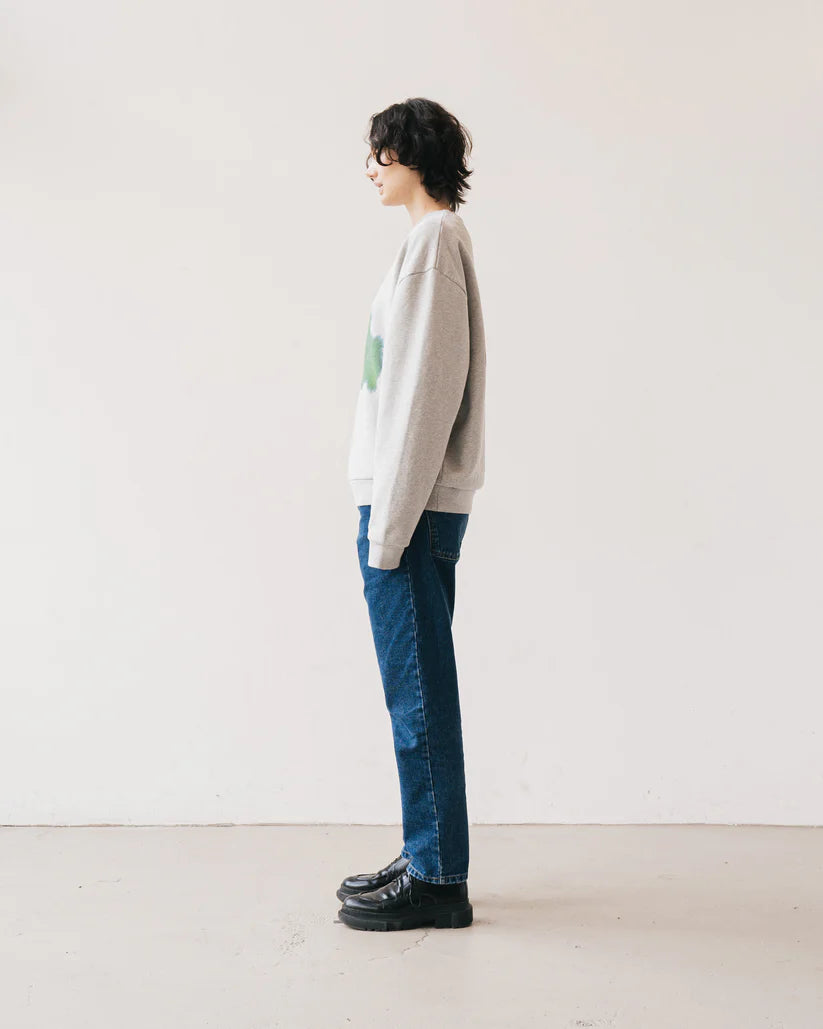 CROCODILE, LOGO SWEATER GREY