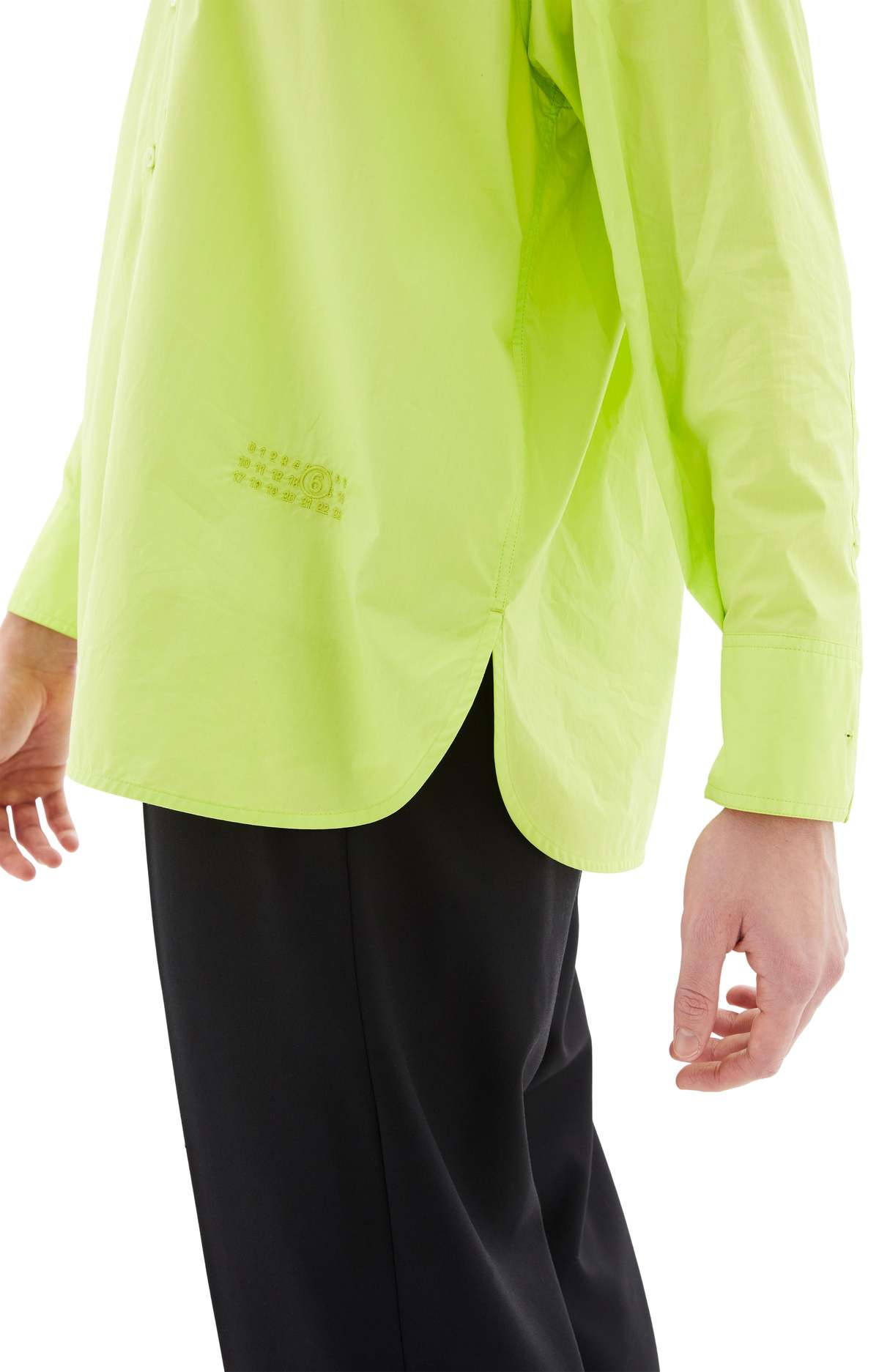 LONG-SLEEVED SHIRT NEON GREEN