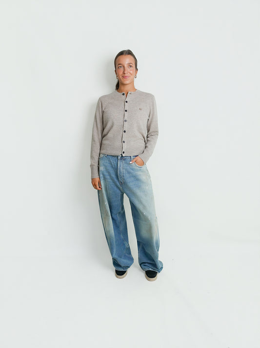 KNITWEAR GREIGE MELANGE