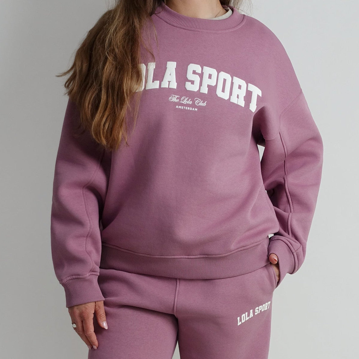 THE LOLA CLUB JAYLA SWEATER MAUVE