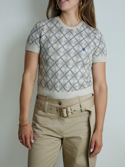 KNITWEAR GREY/WHITE