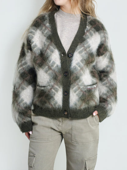 KNITWEAR OLIVE GREEN/MULTI