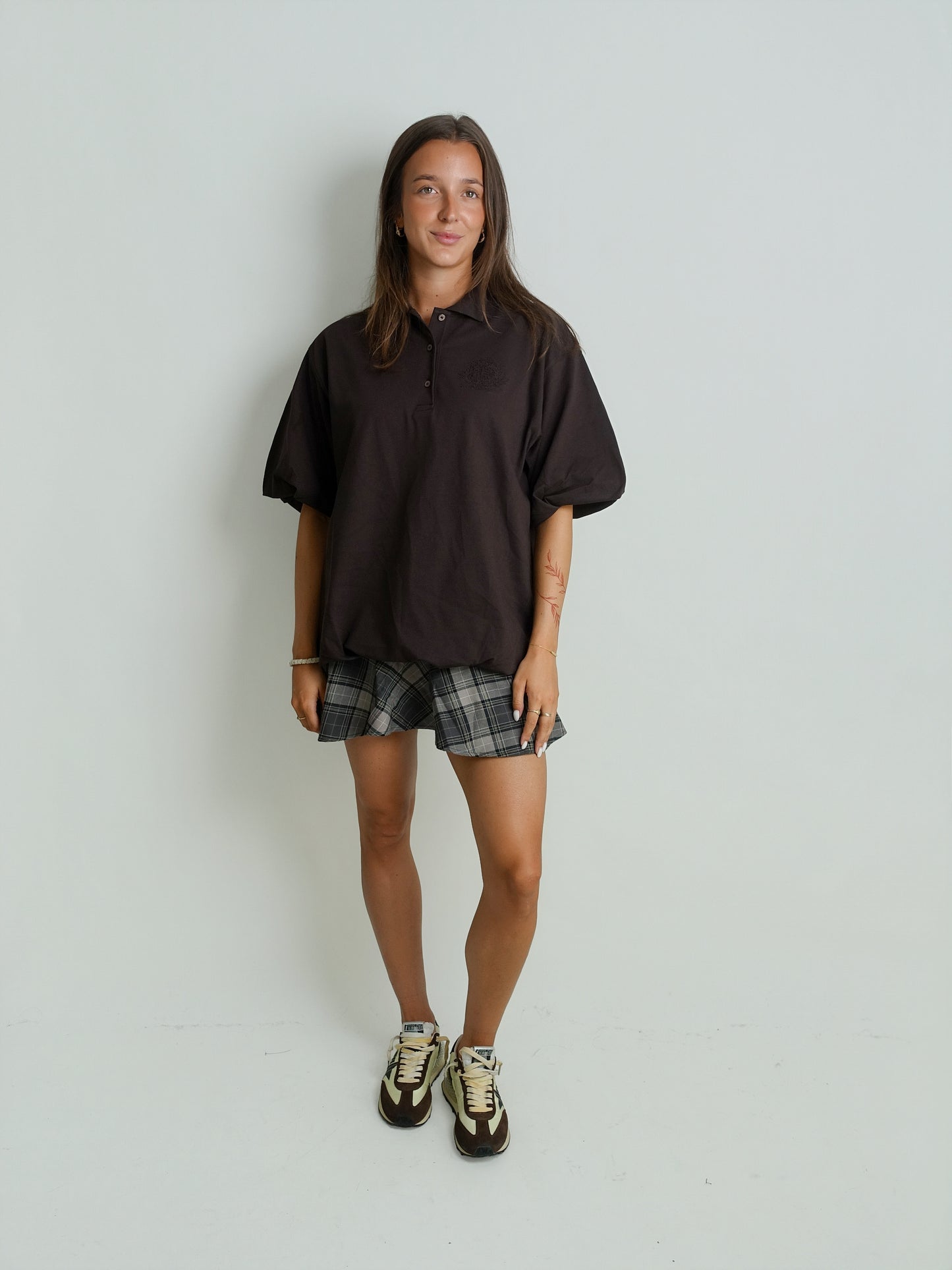 DRESS DARK BROWN