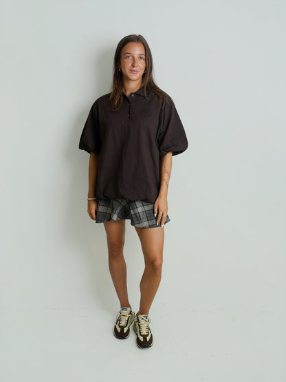DRESS DARK BROWN
