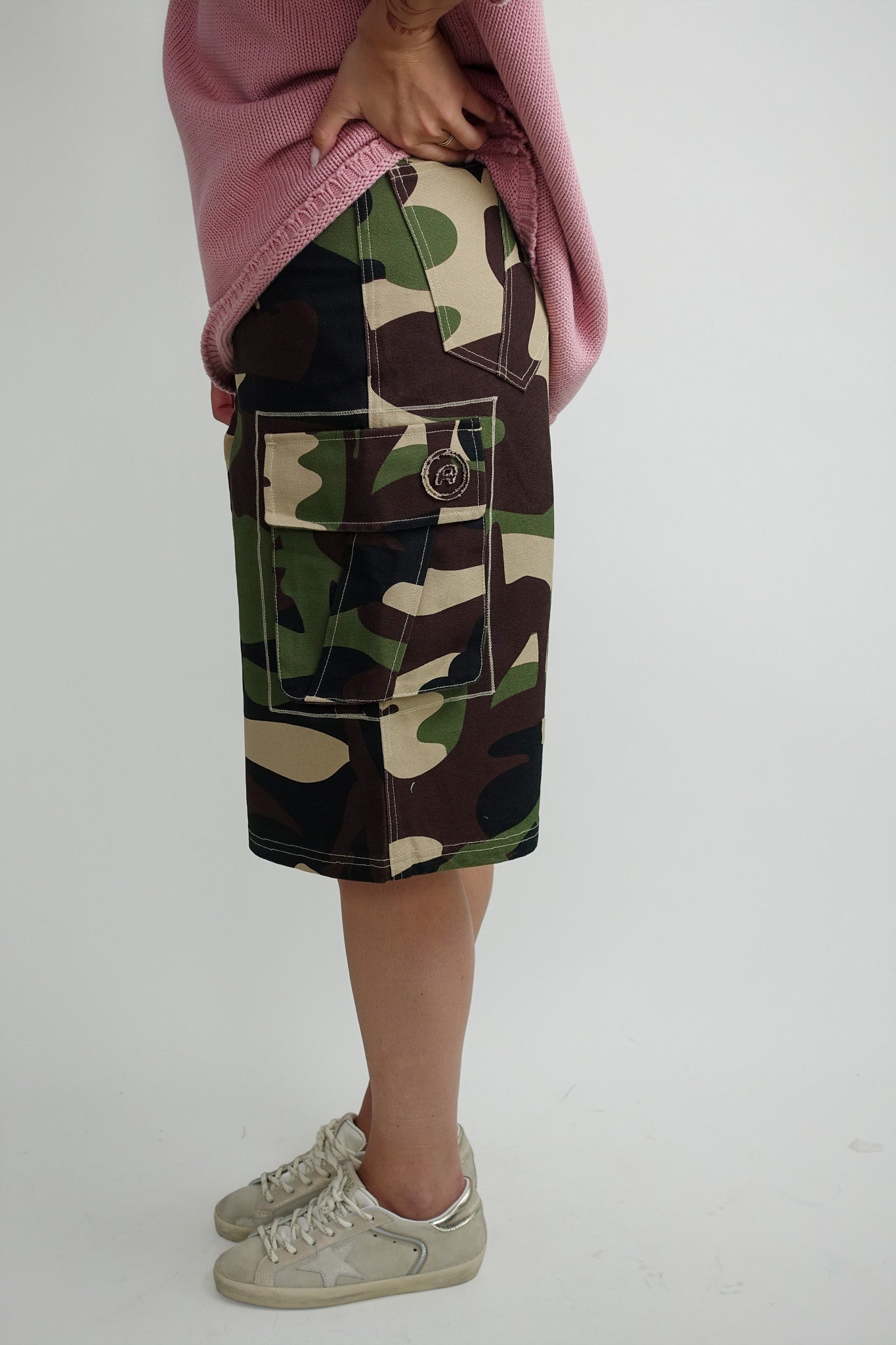 PLEASURE CLUB CAMO SHORTS CAMOUFLAGE