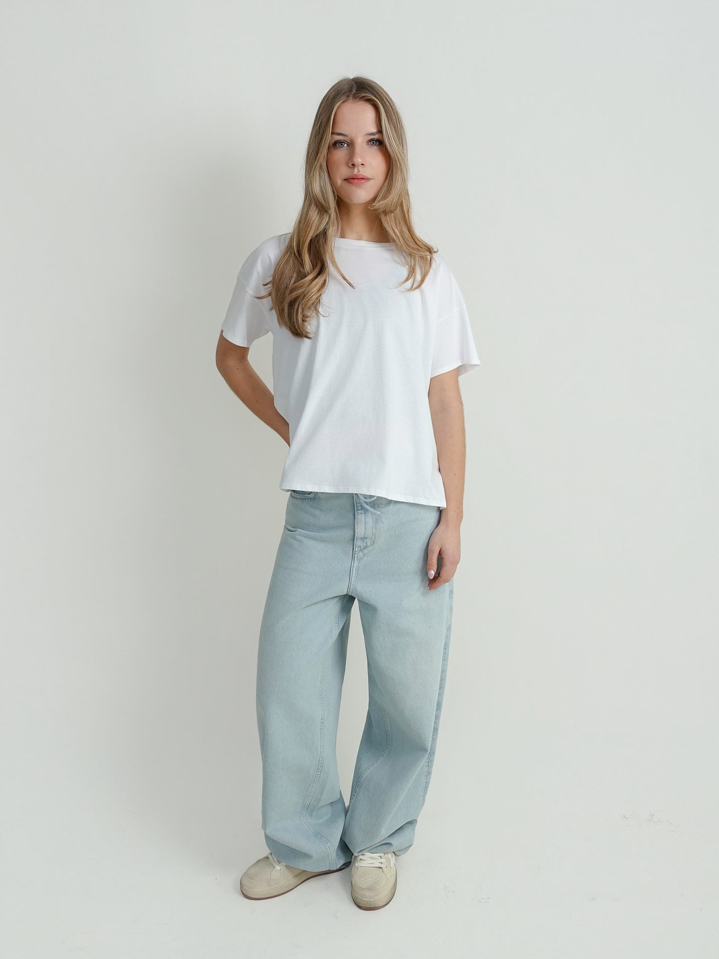 BASILUZZO LDS T-SHIRT WHITE