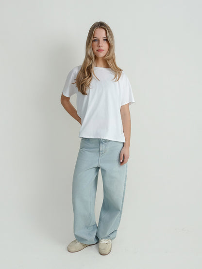 BASILUZZO LDS T-SHIRT WHITE