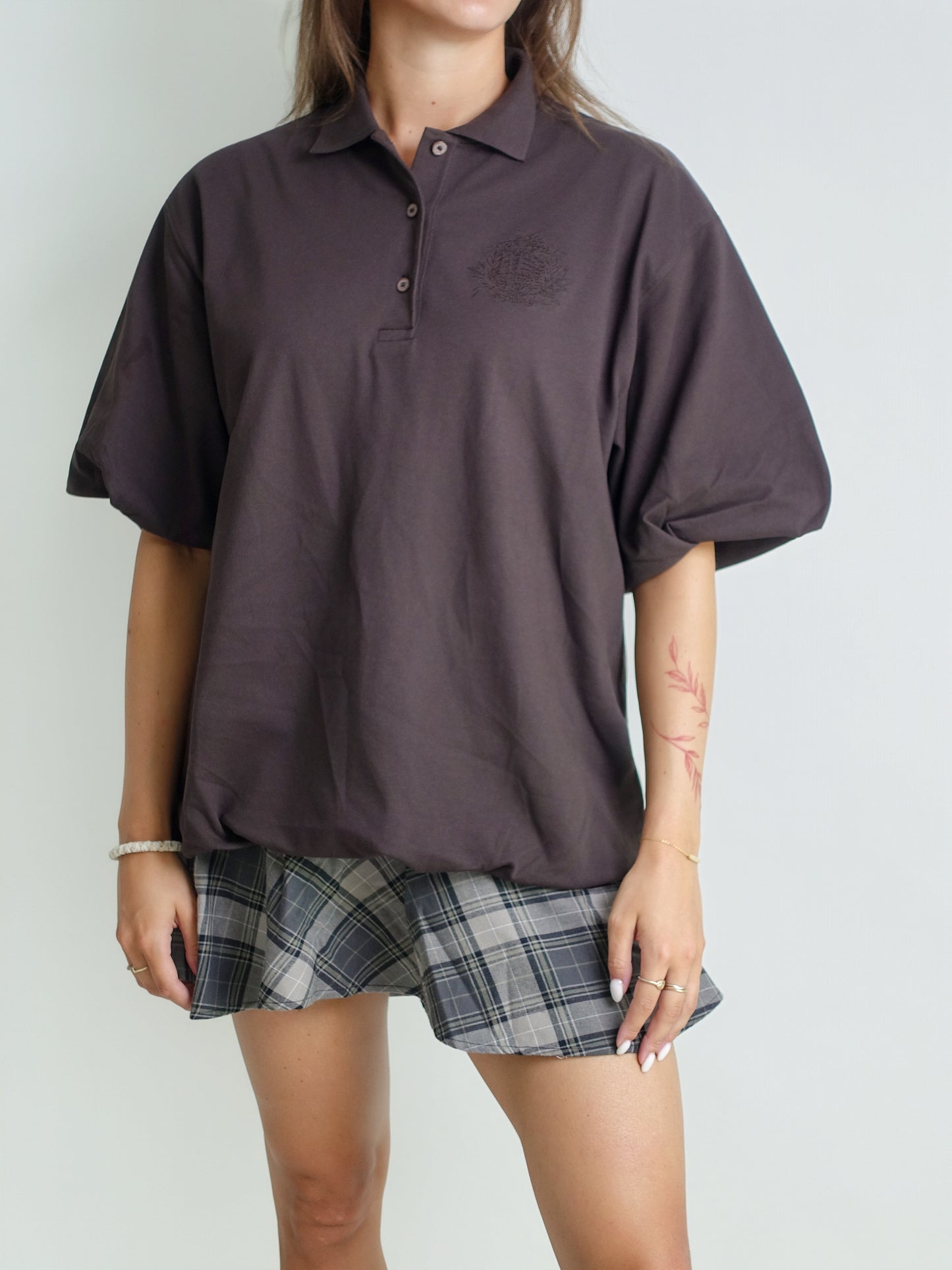 DRESS DARK BROWN
