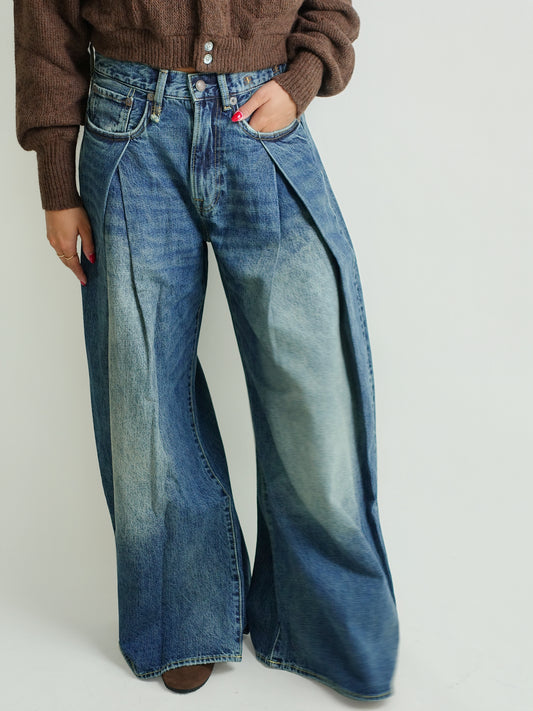 FOLDOVER JEAN DAWSON BLUE