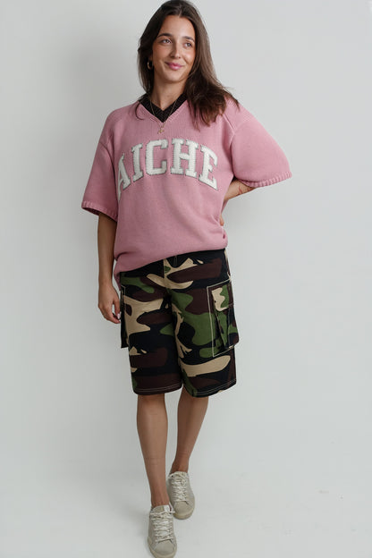 PLEASURE CLUB CAMO SHORTS CAMOUFLAGE
