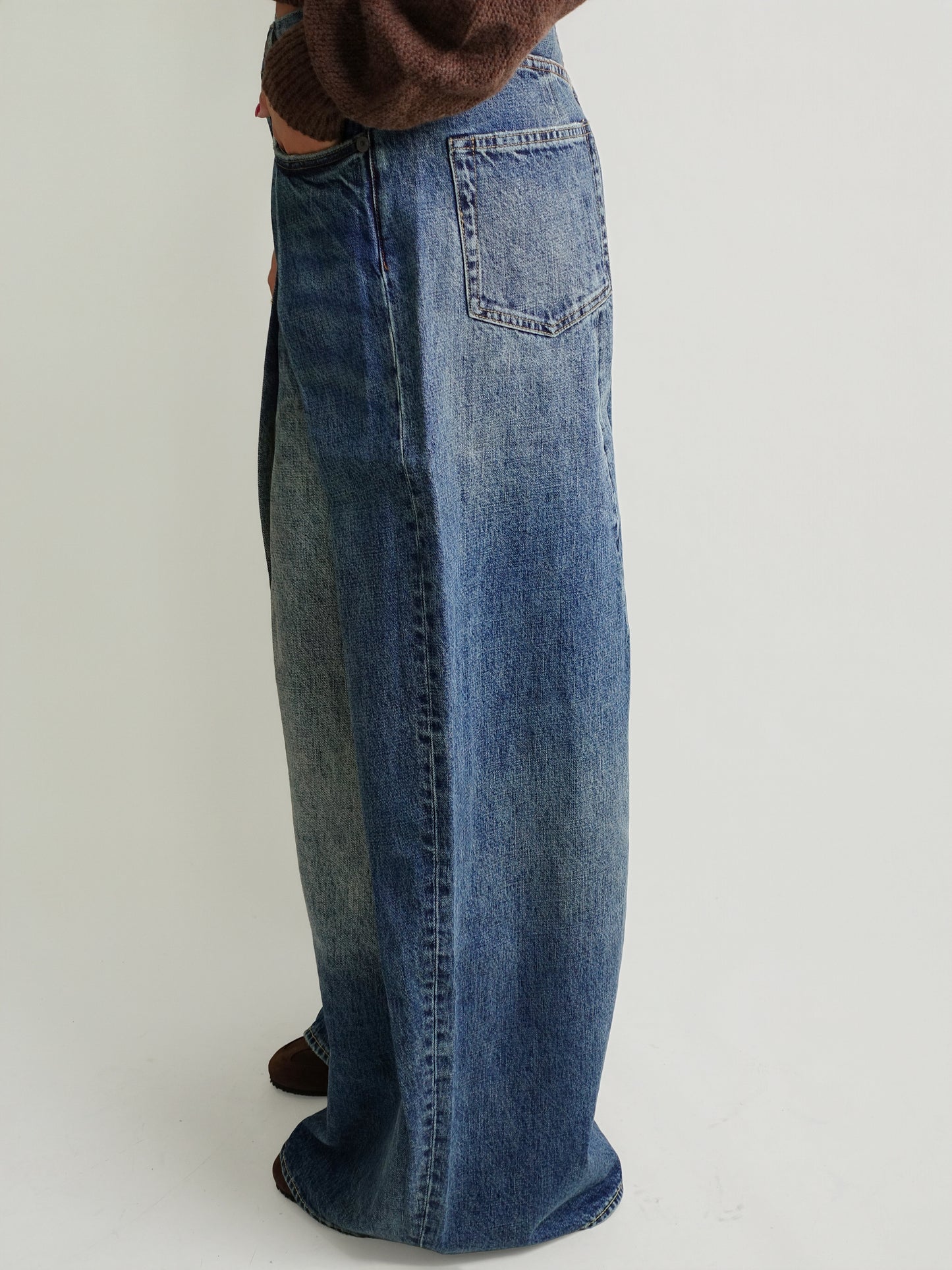 FOLDOVER JEAN DAWSON BLUE