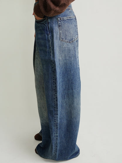 FOLDOVER JEAN DAWSON BLUE