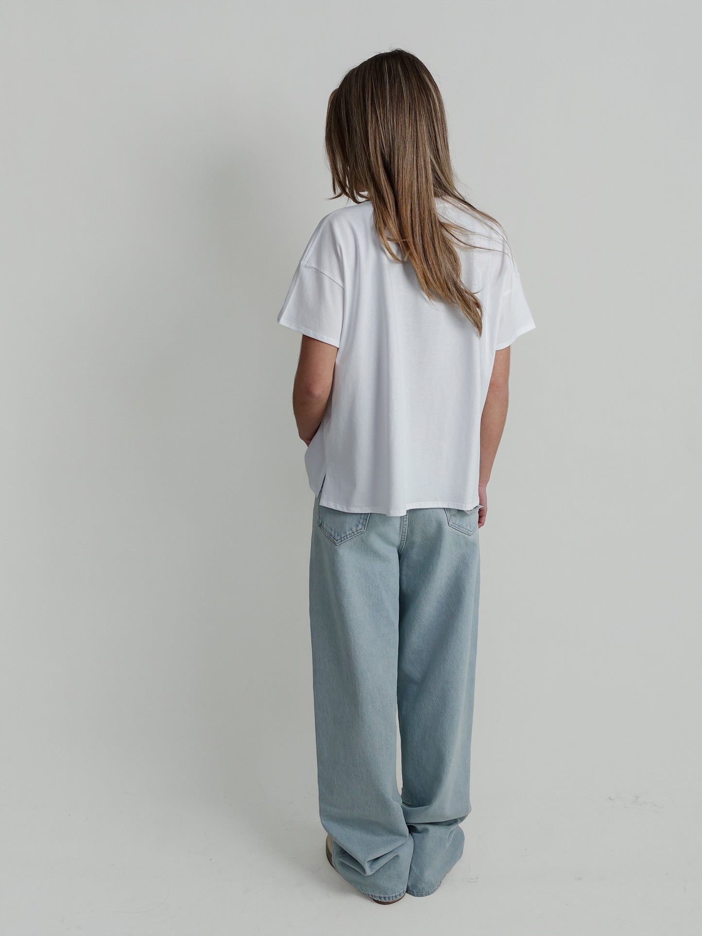 BASILUZZO LDS T-SHIRT WHITE