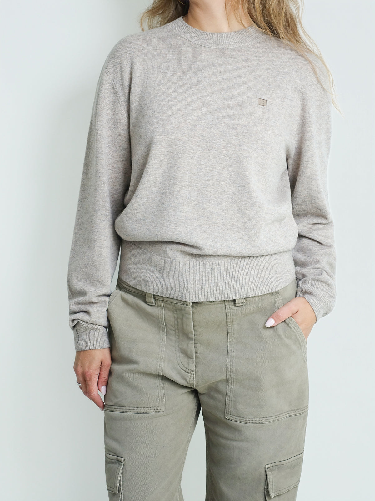 KNITWEAR GREIGE MELANGE