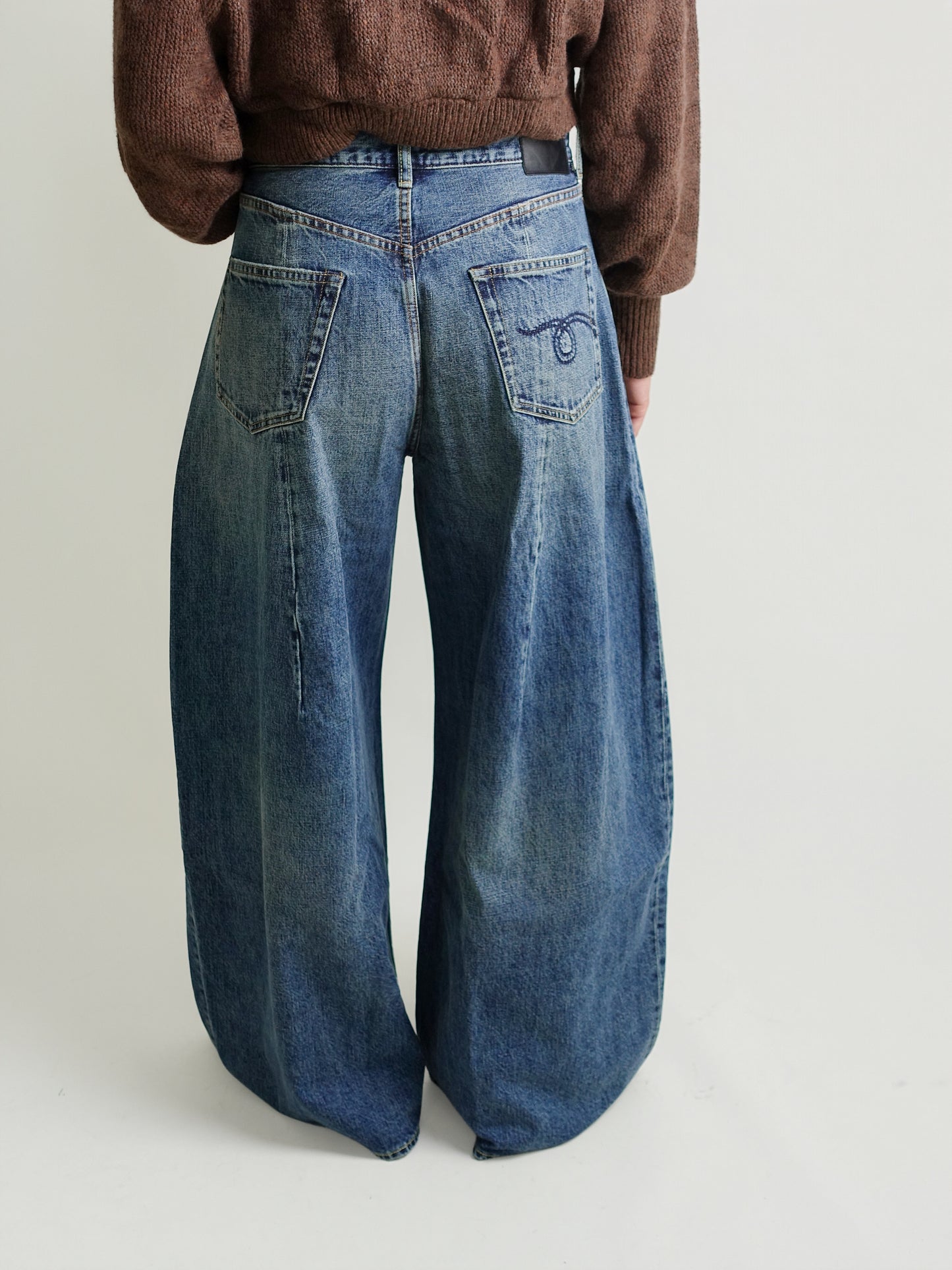 FOLDOVER JEAN DAWSON BLUE