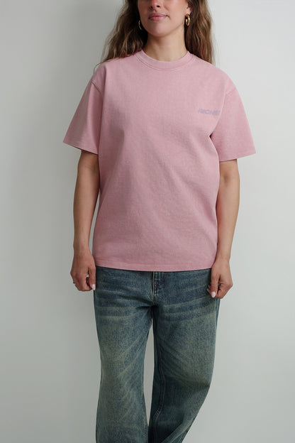 FADED A LOGO T-SHIRT WASHED ROSE