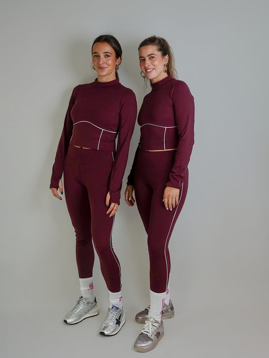 DEMI LEGGING CHERRY RED