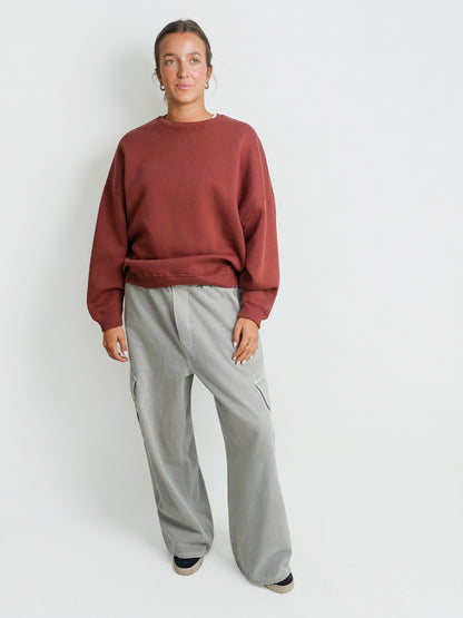 ROMEO BAGGY PANTS TWILL ELEPHANT