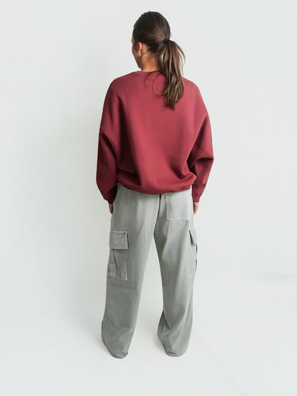 ROMEO BAGGY PANTS TWILL ELEPHANT