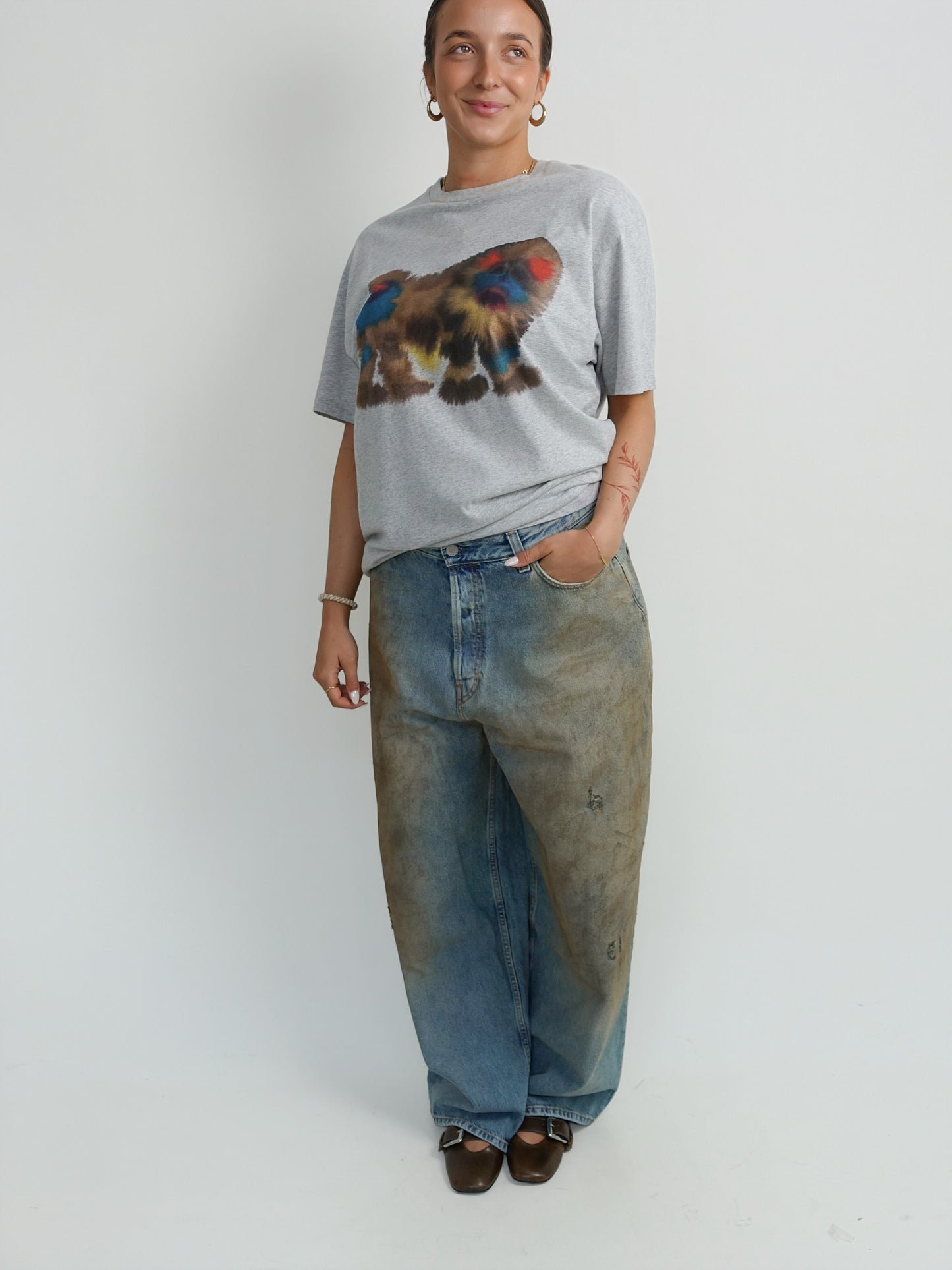 MANDRILL ADULT T-SHIRT PRINT