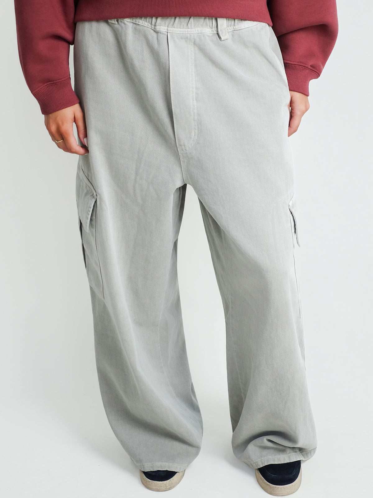 ROMEO BAGGY PANTS TWILL ELEPHANT