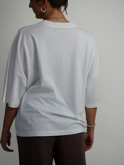 HARLOW V-NECK T-SHIRT WHITE