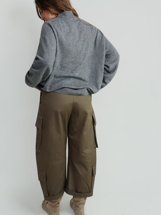 PAMA BOLTON TROUSER KHAKI GREEN