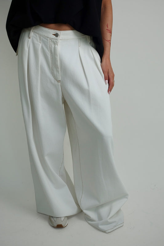 PAMPLONA PANTS OFF WHITE