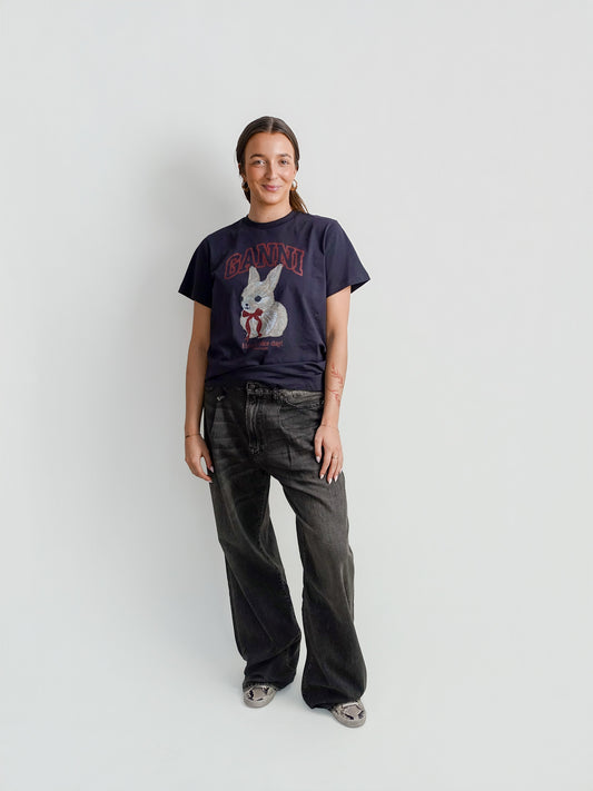 BASIC COTTON JERSEY T-SHIRT PHANTOM