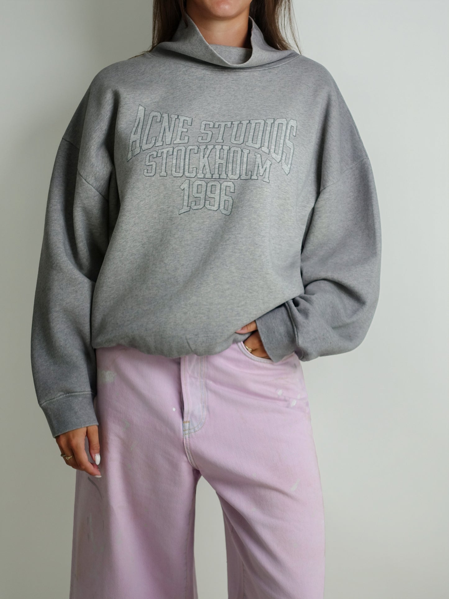 SWEATSHIRT GREY MELANGE